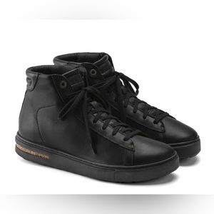 Birkenstock ‘Bend Mid’ • black leather • EU42 Narrow, US 11-11.5 women/9-9.5 men